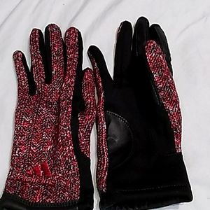 Adidas gloves multi colored